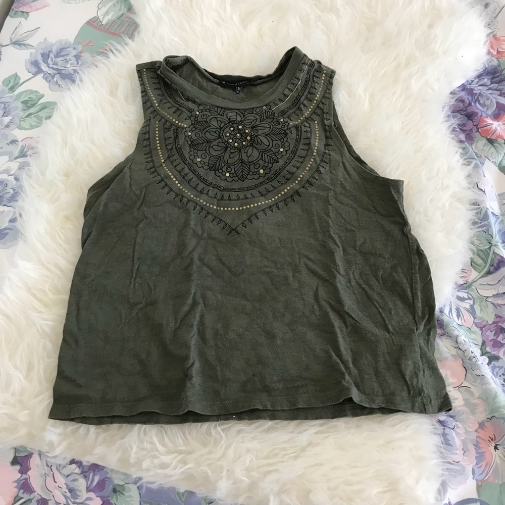 Green Shirt with Beautiful Design